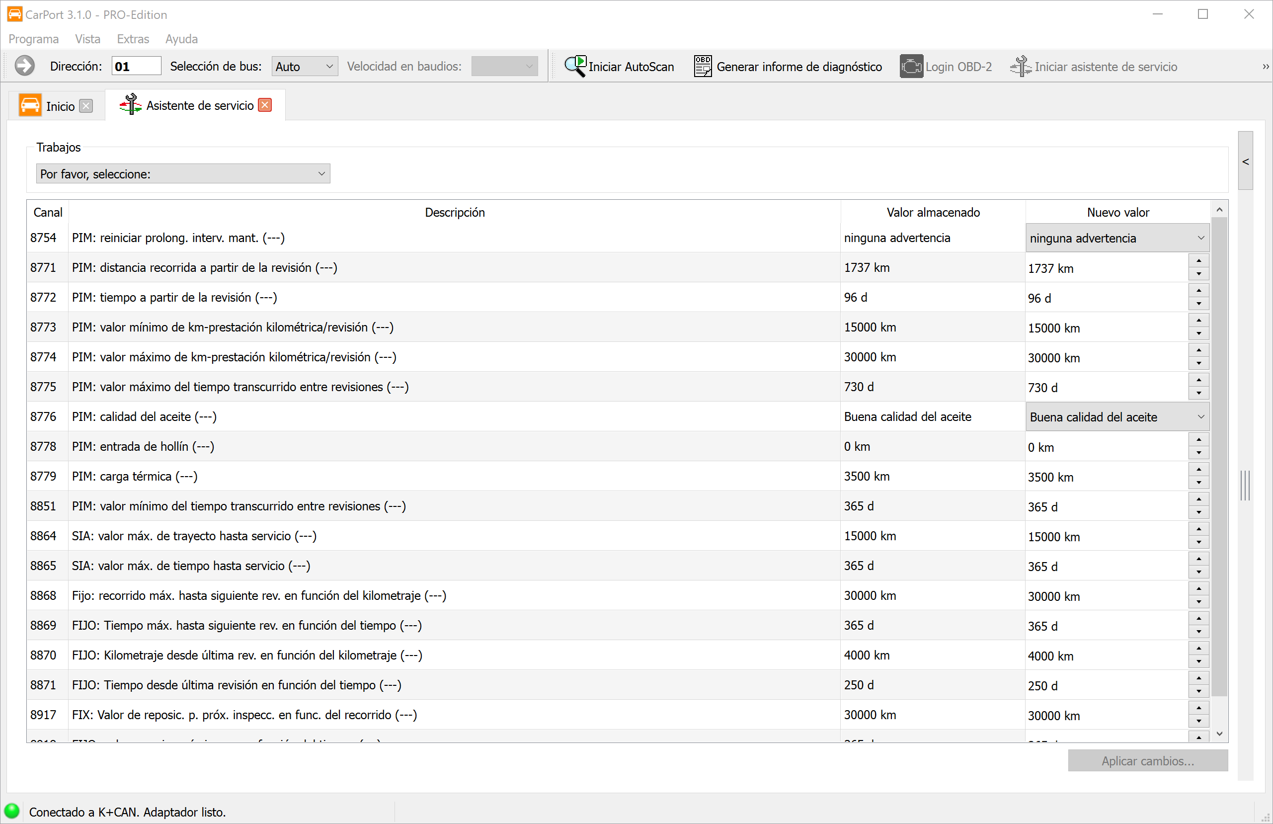 Asistente de servicio