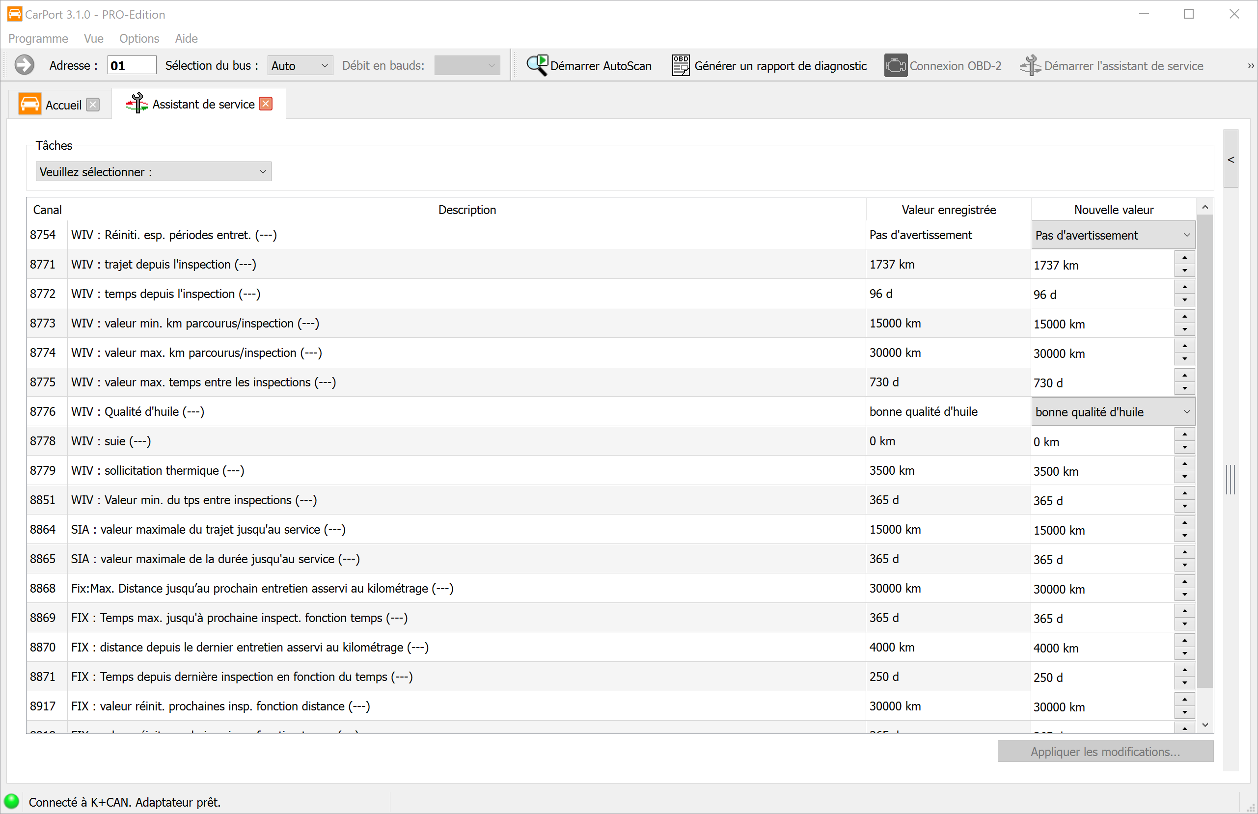 Assistant d'entretien