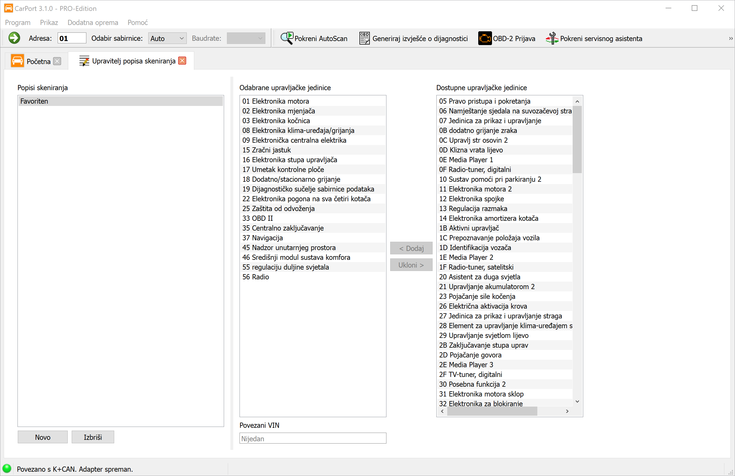 Popisi za skeniranje