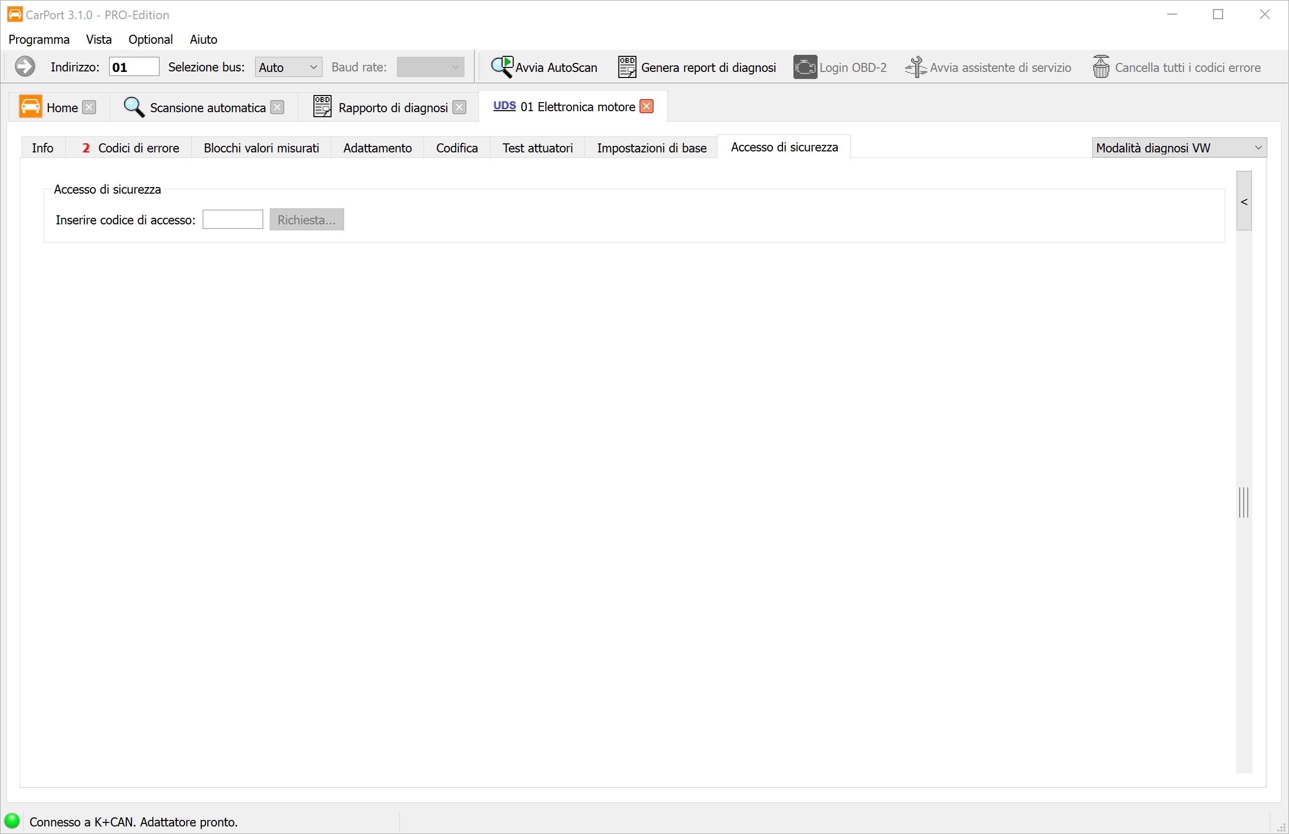 Autorizzazione di accesso