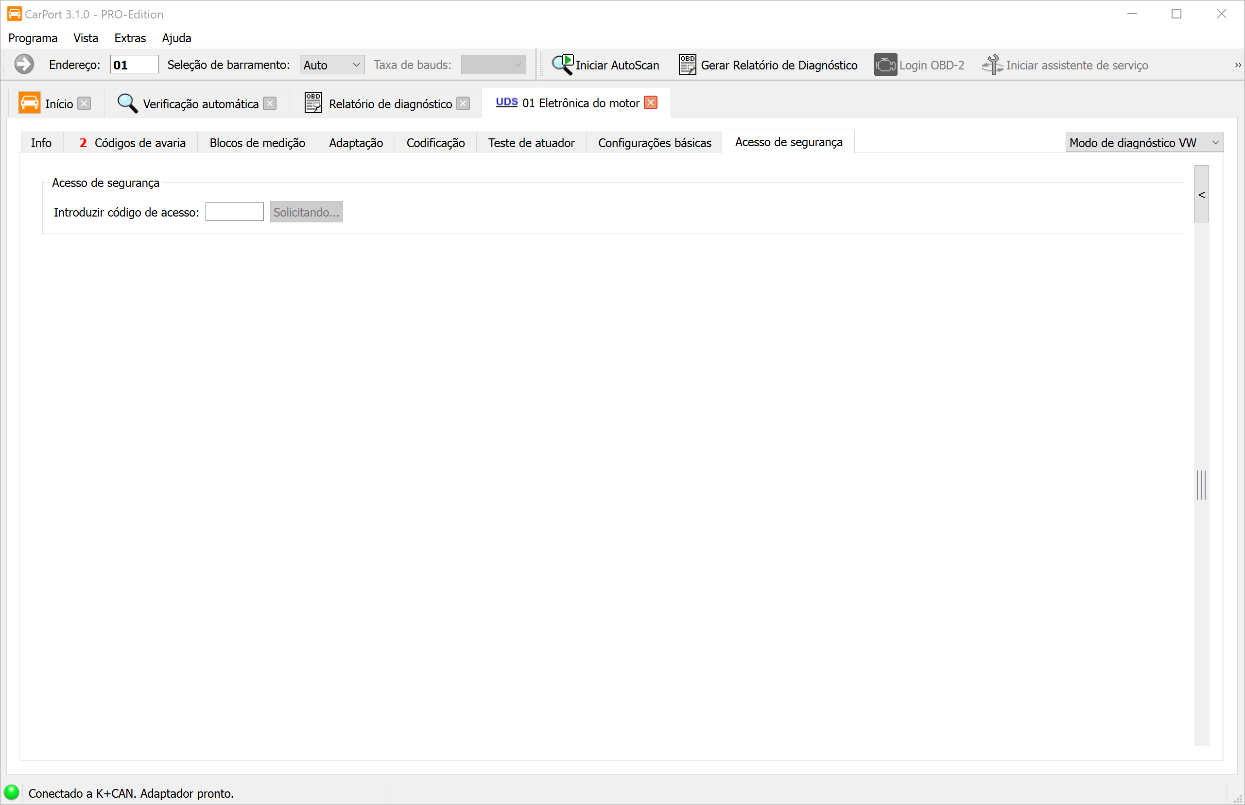 Autorização de acesso