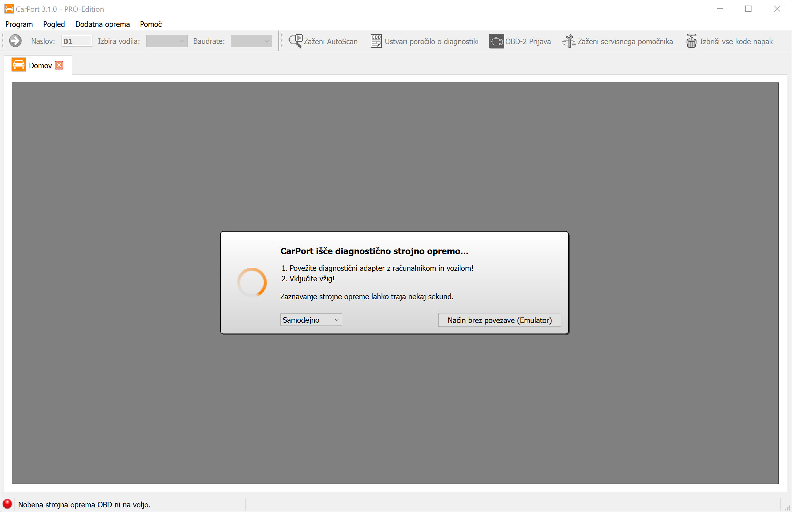 Iskanje strojne opreme
